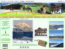 Tablet Screenshot of bauernhof-monegger.info